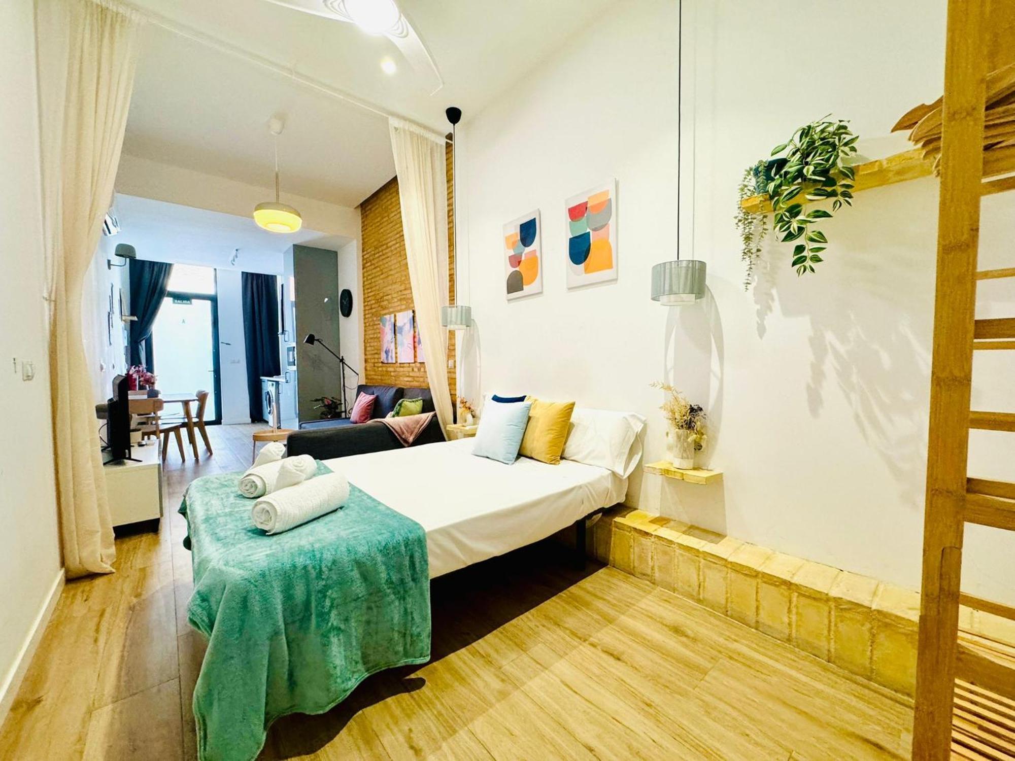Relaxing Beachside Cabanyal Loft Валенсия Экстерьер фото